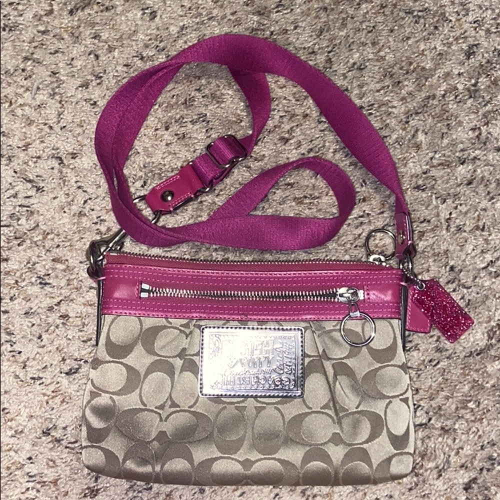 Coach Poppy shoulder or crossbody purse